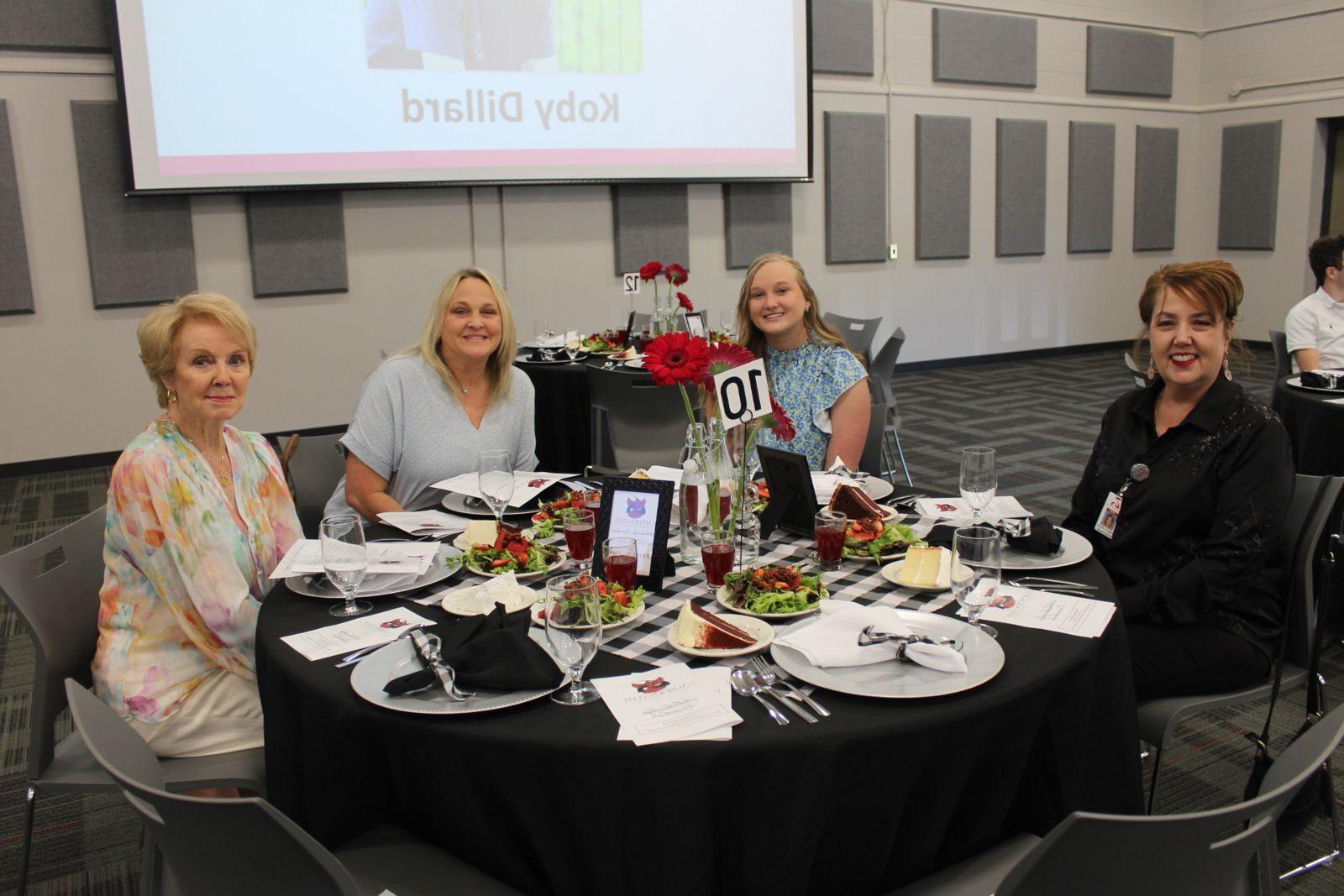 A table at the luncheon